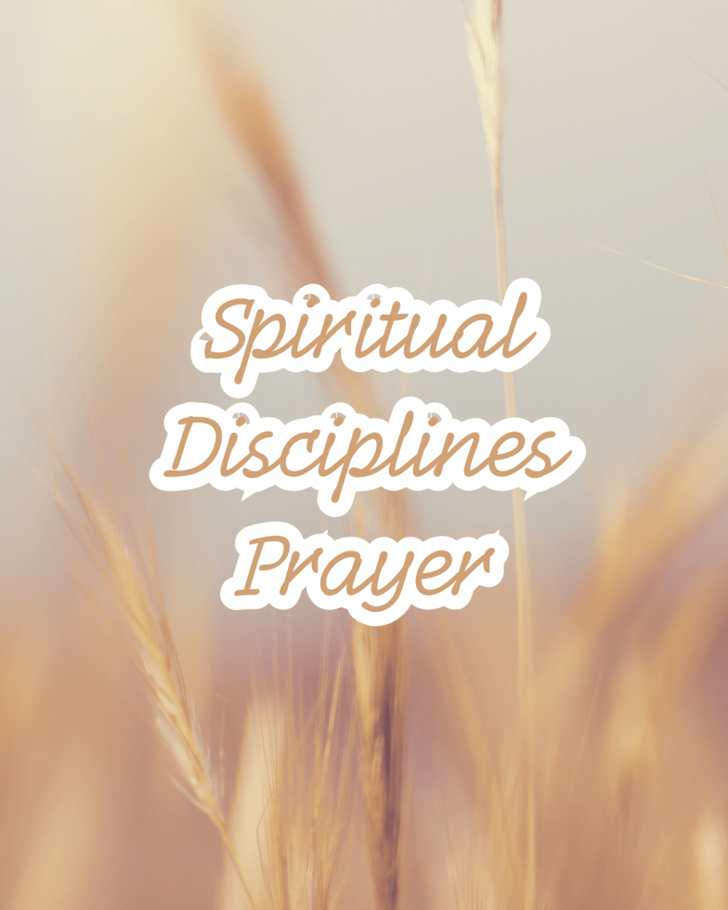 Spiritual Disciplines: Prayer